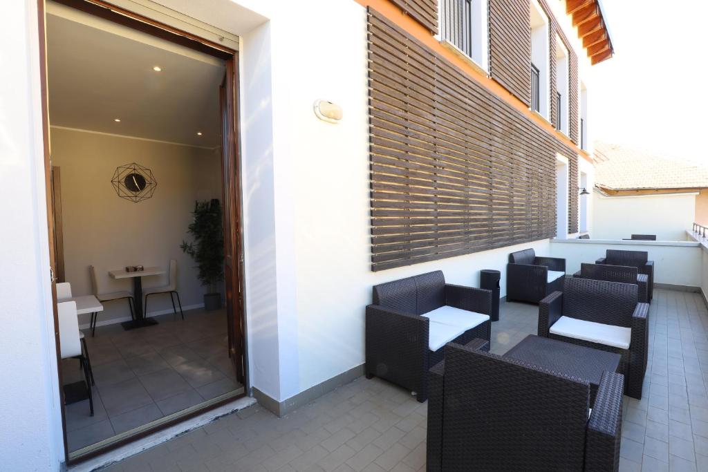 Carlo Goldoni Hotel的休息区