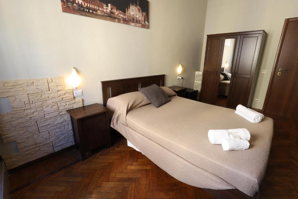 Carlo Goldoni Hotel客房内的一张或多张床位