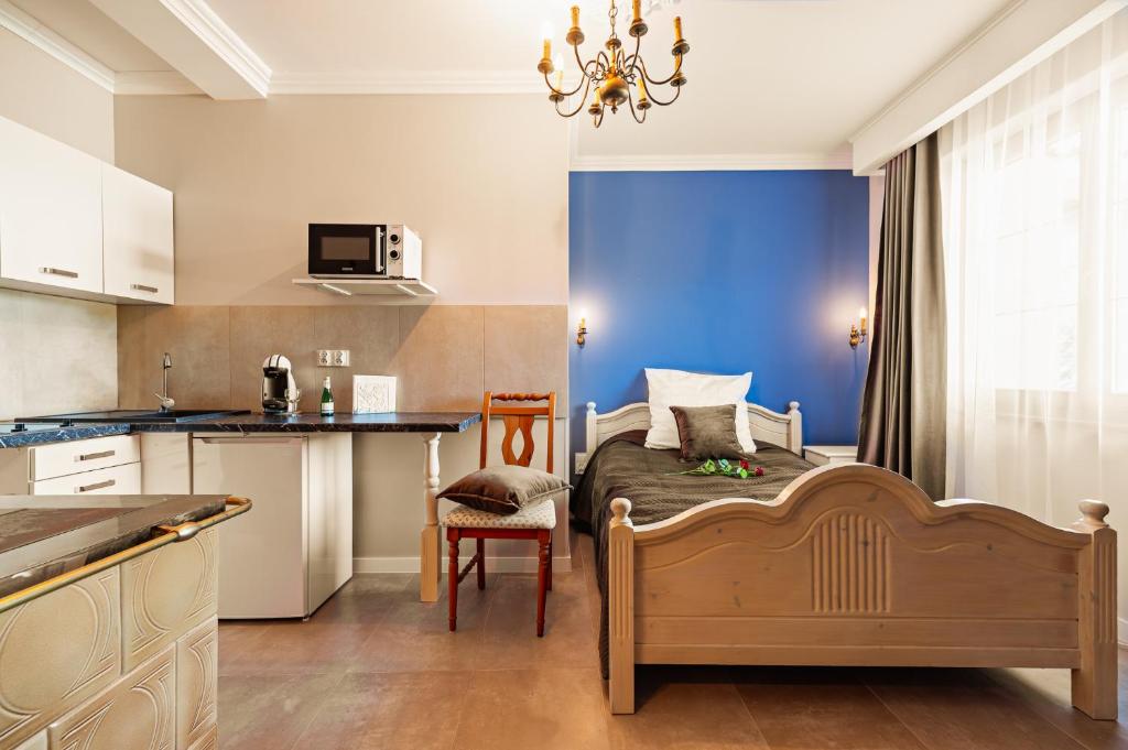 Kuchyňa alebo kuchynka v ubytovaní Apartamenty Nad Wodą - Layla