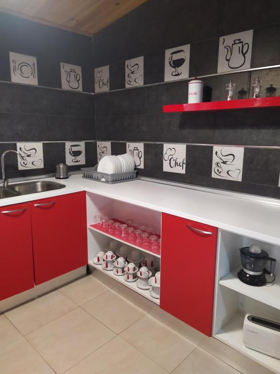 Kuchnia lub aneks kuchenny w obiekcie Apartamentos Rurales Sierra Luna