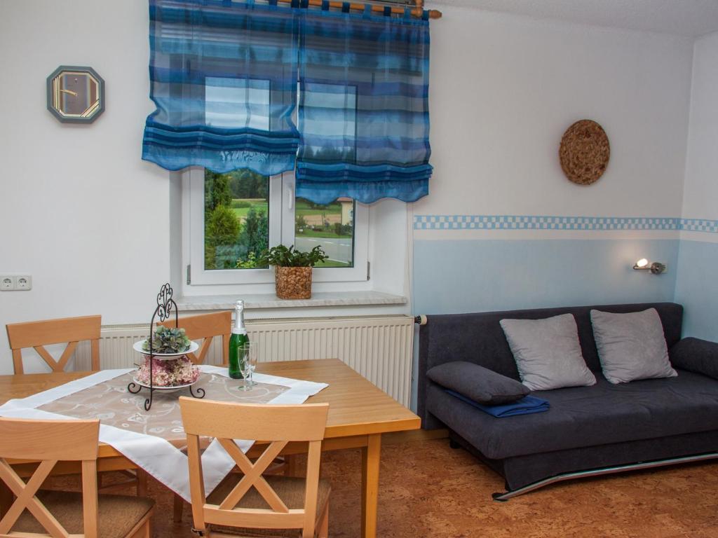 Posezení v ubytování Ferienwohnung Zetzl