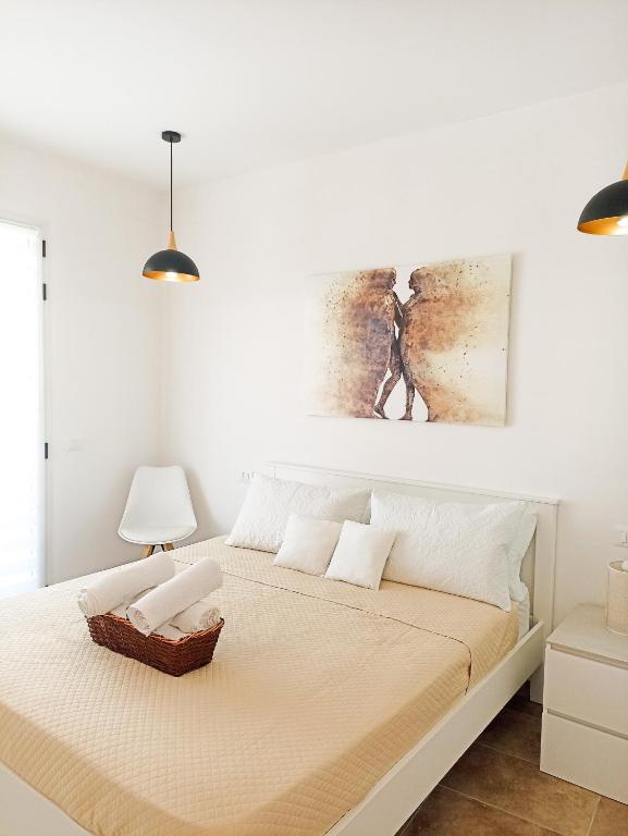 Posteľ alebo postele v izbe v ubytovaní Kolossoi Guest House