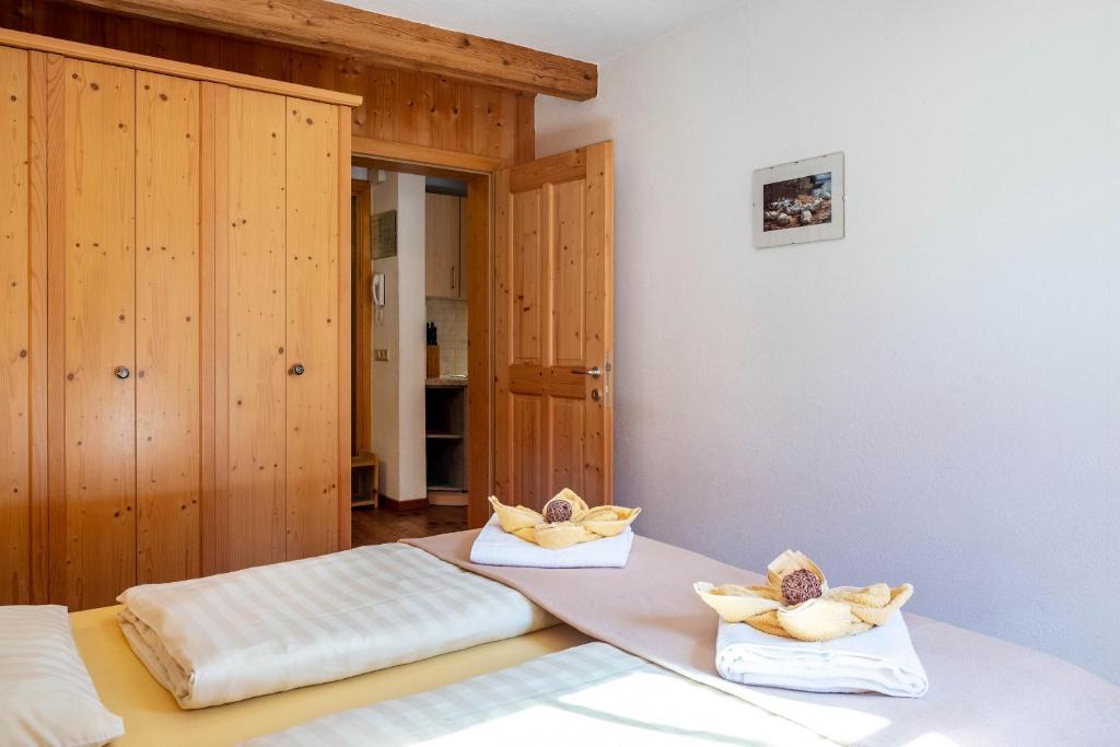 Posteľ alebo postele v izbe v ubytovaní Apartment Linde- Fiechterhof