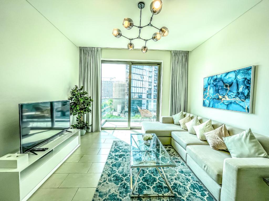 Posezení v ubytování STAY BY LATINEM Luxury 1BR Holiday Home G2-2324 near Burj Khalifa