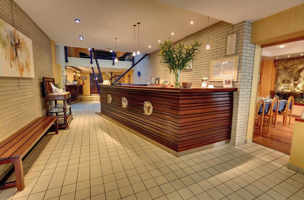 Posezení v ubytování Hôtel Restaurant l'Hirondelle