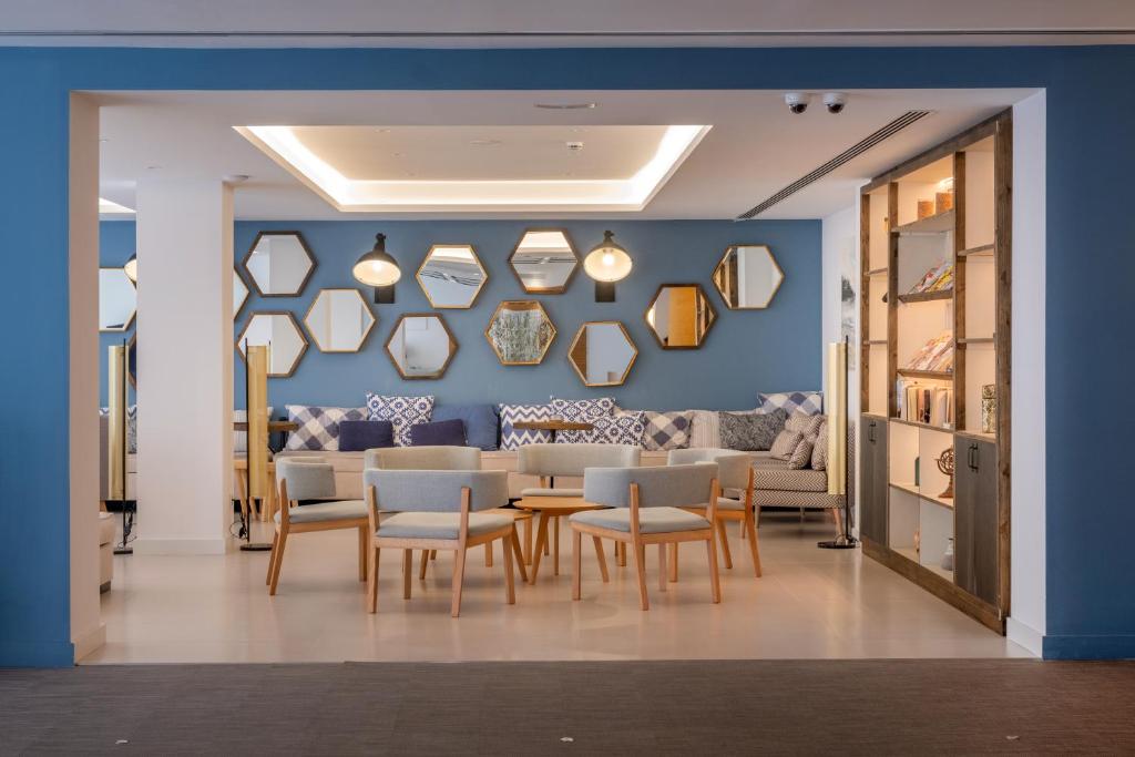 Posezení v ubytování Kyrat Amarac Suites