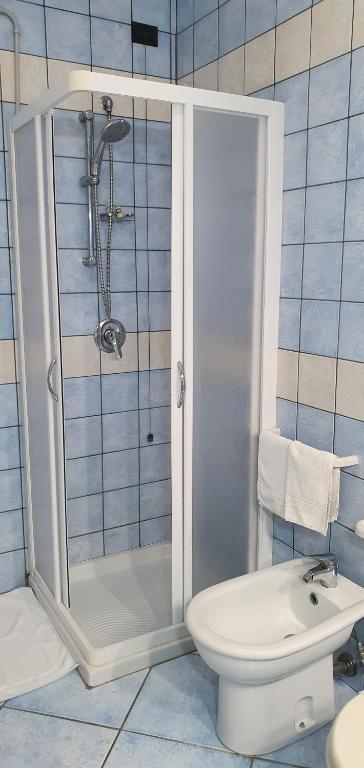 Koupelna v ubytování Hotel Selenia Residence