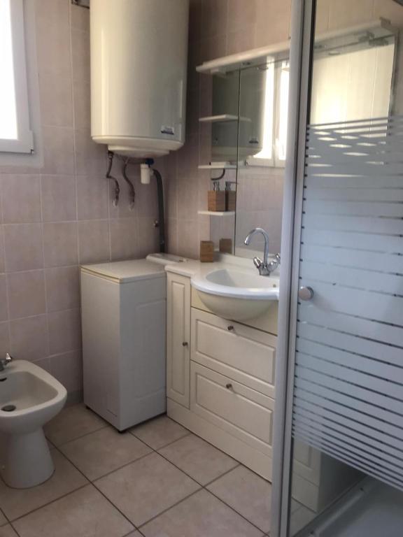 Kúpeľňa v ubytovaní Cœur de Valras, Mer à 400m - Piscine Privée - Clim