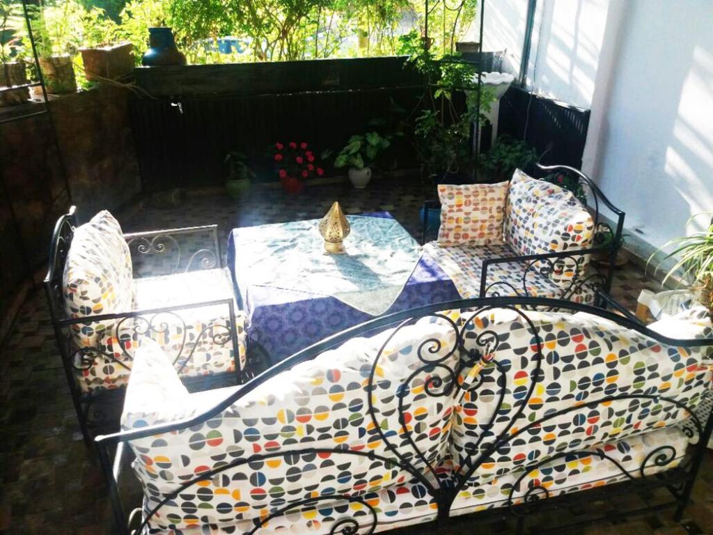 Posezení v ubytování Mdiq Chalet