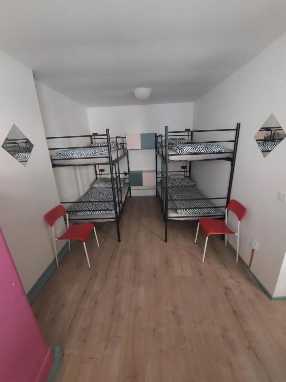 Letto o letti in una camera di Schrott Bed&Beer
