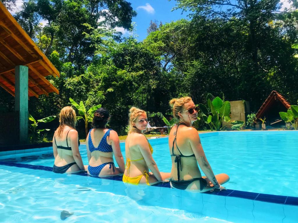 Bazén v ubytování Palmyra Nature Resort Sigiriya nebo v jeho okolí
