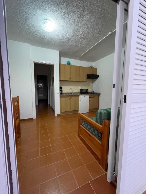 Kuchyň nebo kuchyňský kout v ubytování Apartamentos Los Tarajales