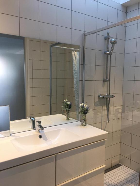 Koupelna v ubytování La Suite Alain