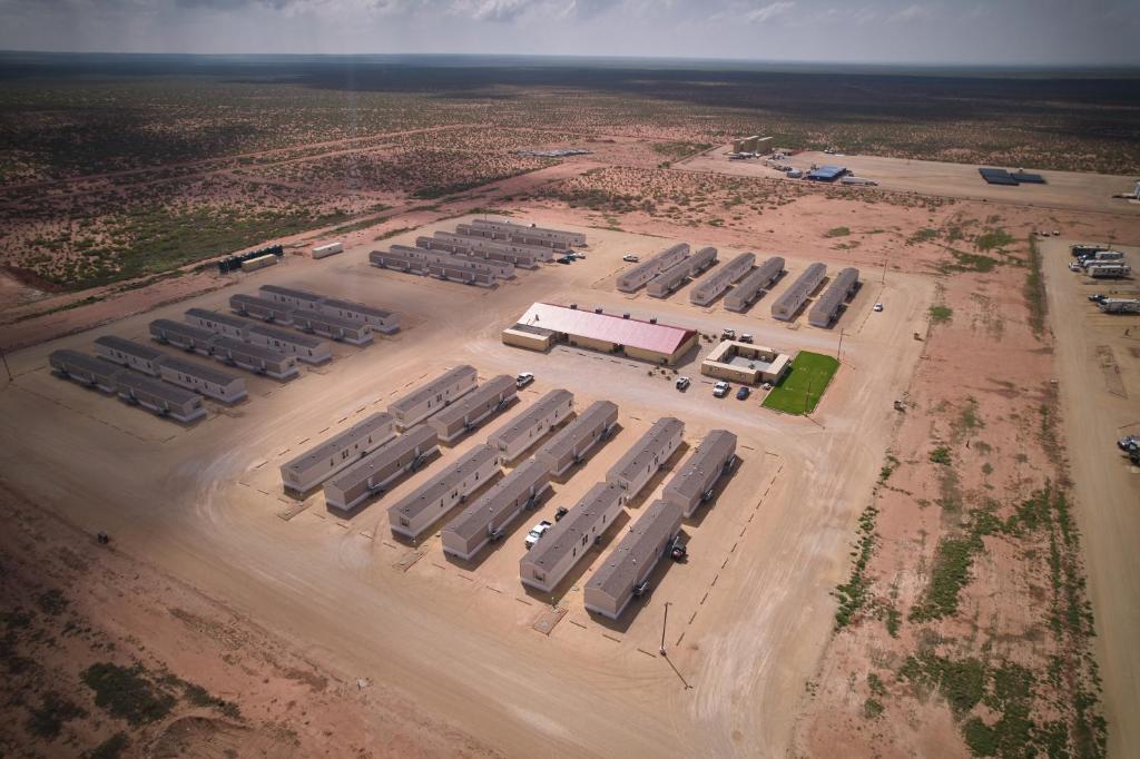 an aerial view of a large building complex at Ellipse Global Lodge in Carlsbad