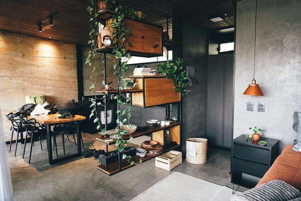Posezení v ubytování A nossa casa da arvore
