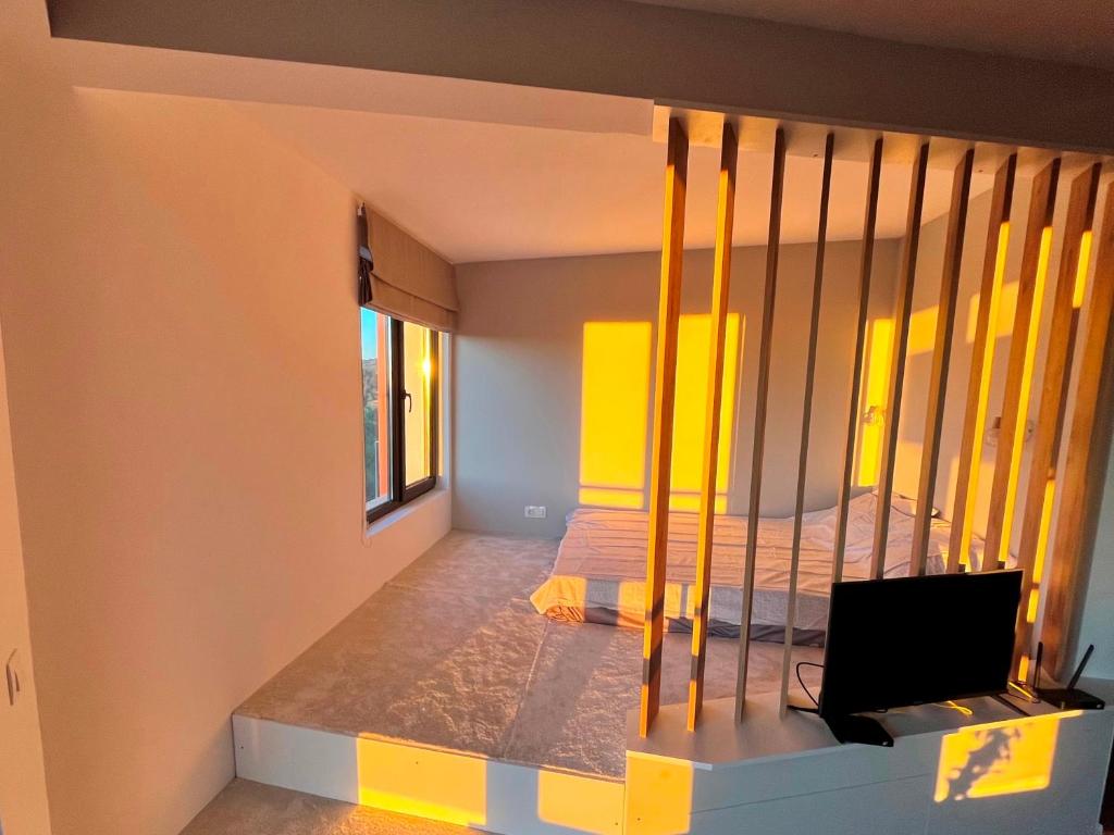 Postel nebo postele na pokoji v ubytování Apartment Bella