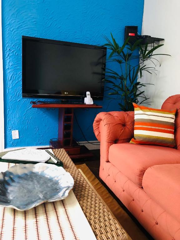 TV a/nebo společenská místnost v ubytování Rota BH Hostel