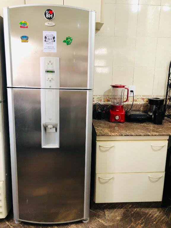 Kuchyň nebo kuchyňský kout v ubytování Rota BH Hostel