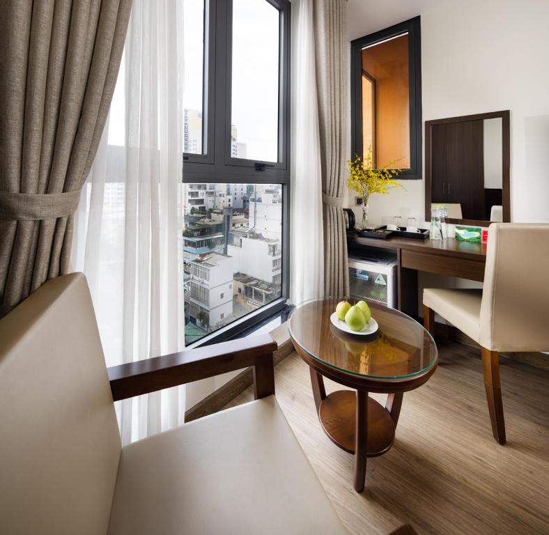 TV a/nebo společenská místnost v ubytování Sata Hotel