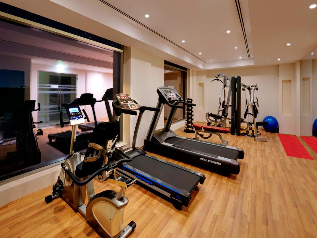 Fitness centrum a/nebo fitness zařízení v ubytování Landmark Premier Hotel