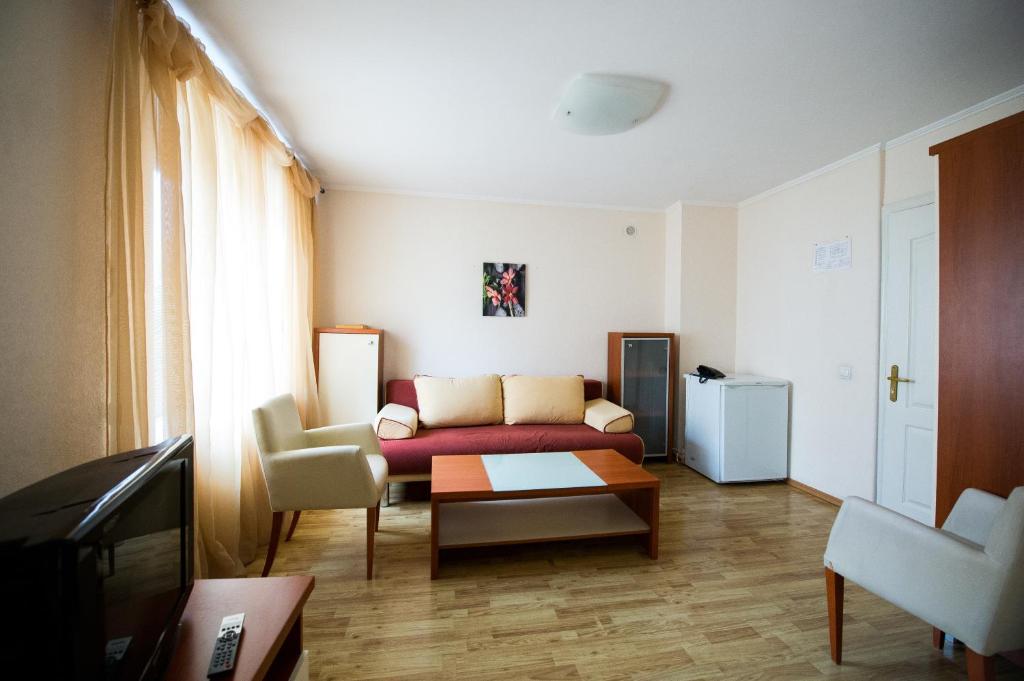 Istumisnurk majutusasutuses Predslava Hotel