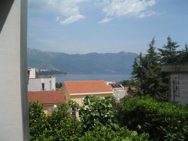 a view of a building and a body of water at Guest House Plima 2 in Budva