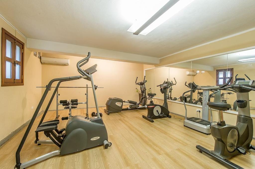 Fitness centrum a/nebo fitness zařízení v ubytování Hamlet 1 Holiday Home