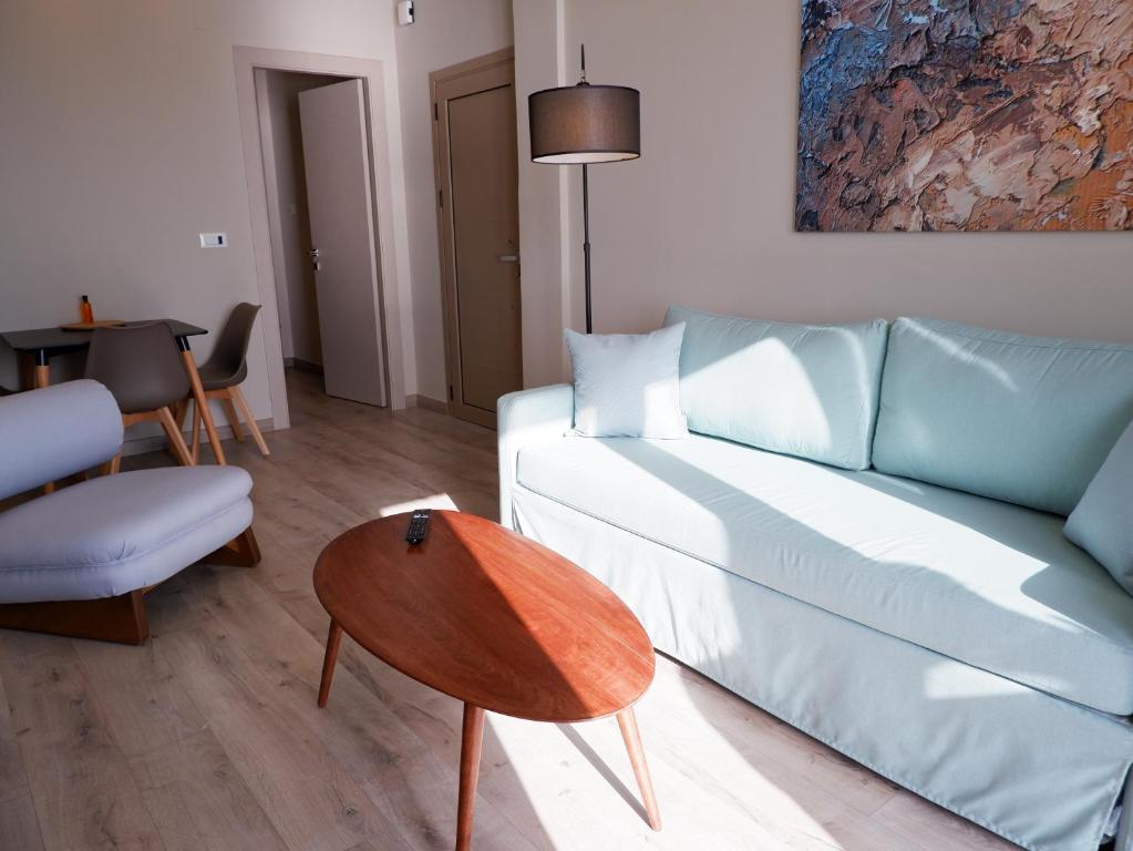 Posezení v ubytování Kaiser Luxury Suites