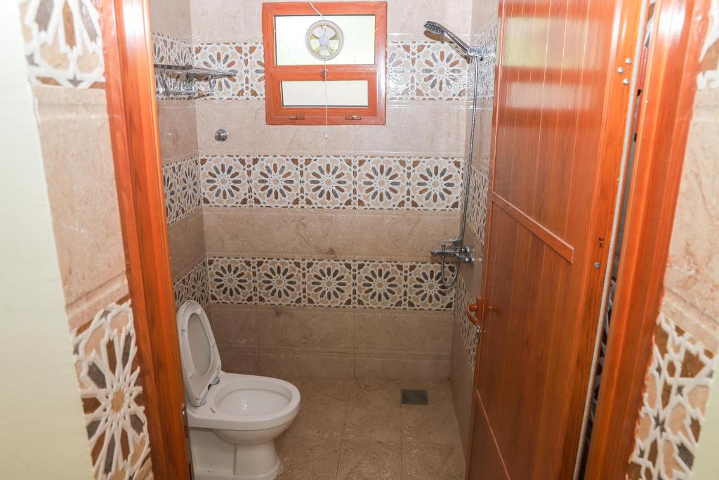 Koupelna v ubytování Nima guest house