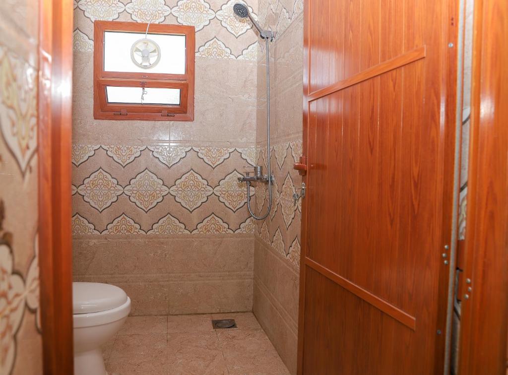 Koupelna v ubytování Nima guest house