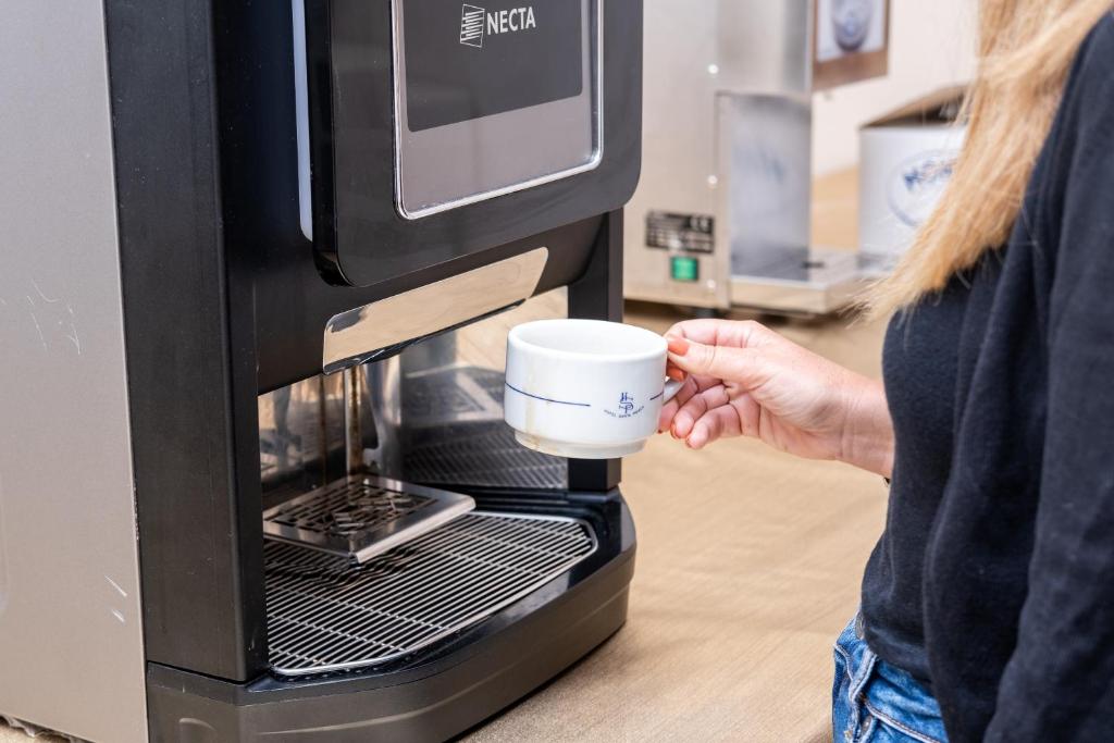 Coffee and tea making facilities at Hotel Santa Prisca
