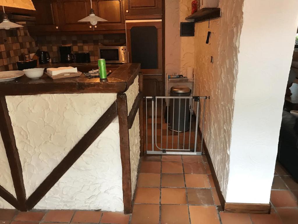 Kuchyň nebo kuchyňský kout v ubytování Holiday home Keysersnest