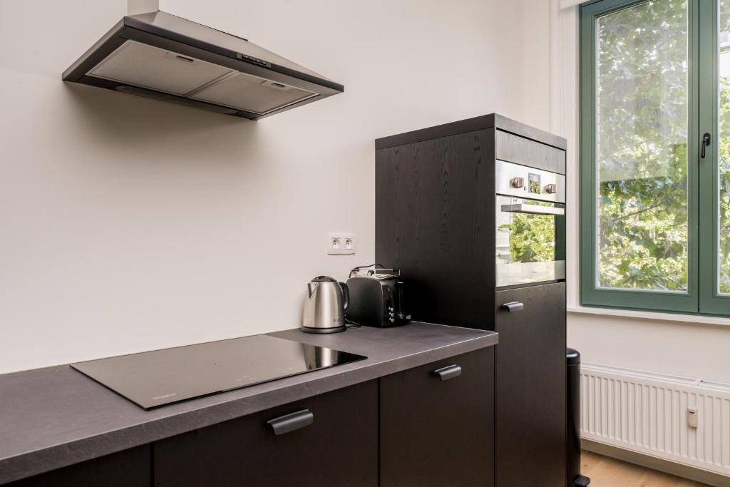 Kuchyň nebo kuchyňský kout v ubytování Quartier Le Sud