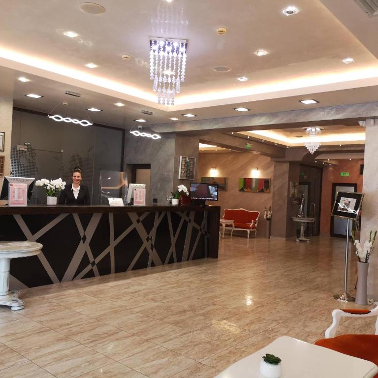 Vstupní hala nebo recepce v ubytování Hotel Leipzig