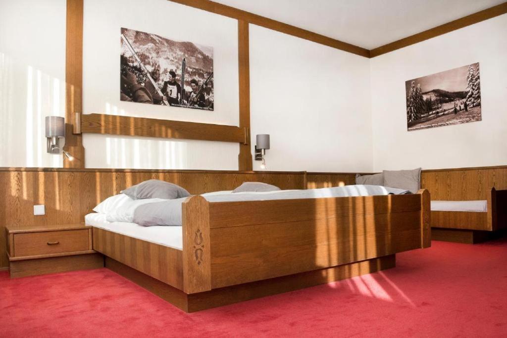 Letto o letti in una camera di Haus Kohl