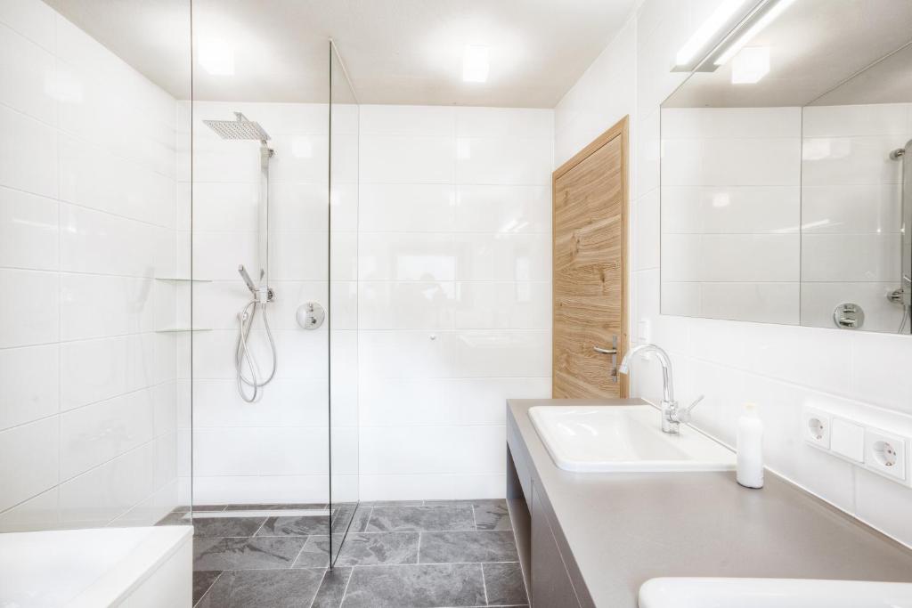 Koupelna v ubytování Exclusive Apartment Tassenbacherhof