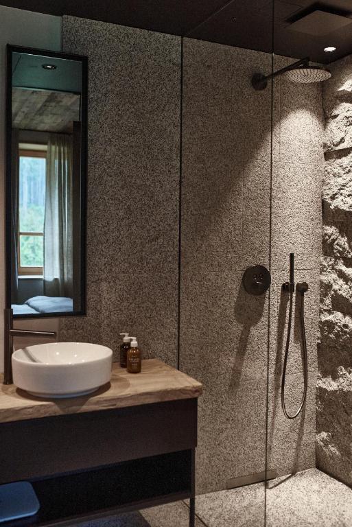 Koupelna v ubytování EnHotel