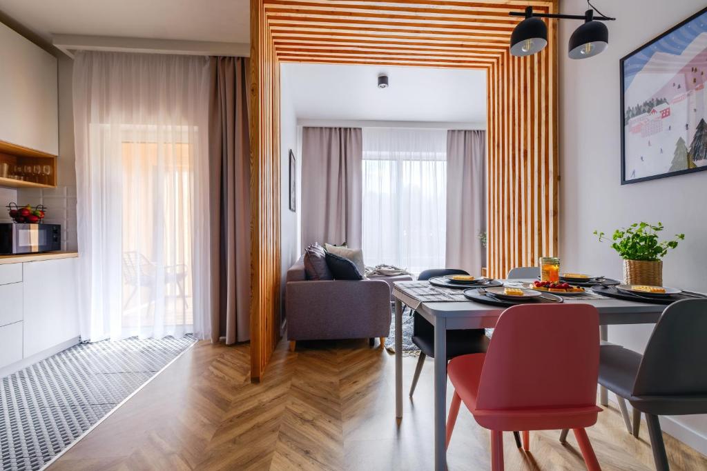 Posedenie v ubytovaní APARTAMENTY NOVA BIAŁKA