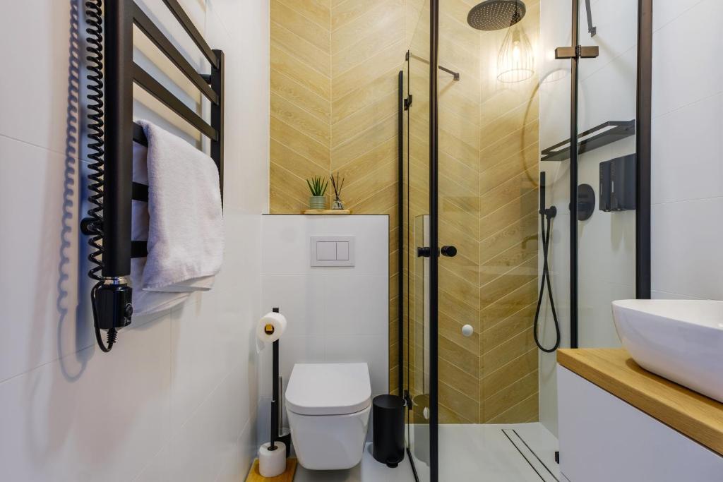 Kúpeľňa v ubytovaní APARTAMENTY NOVA BIAŁKA