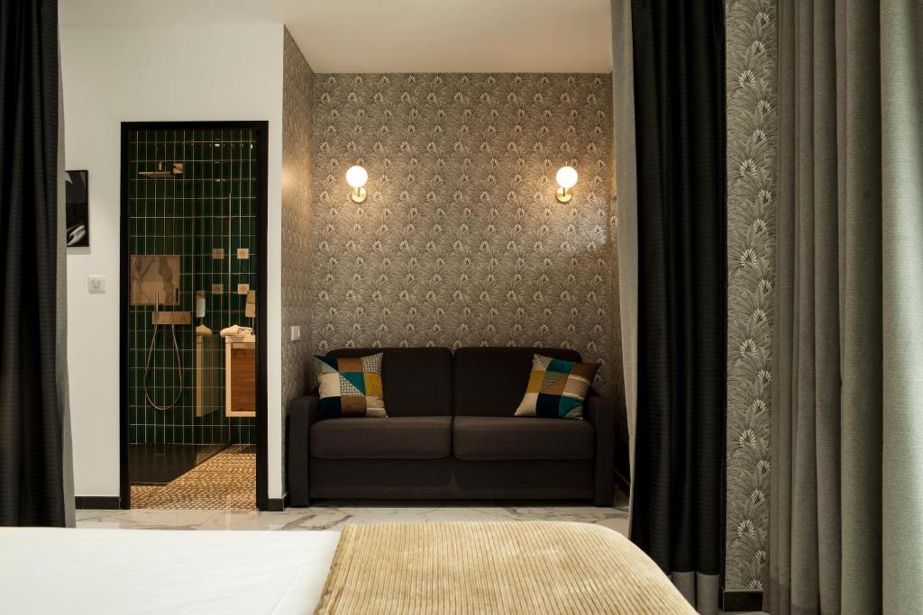 Posezení v ubytování Hotel La Pietra Restaurant & Spa
