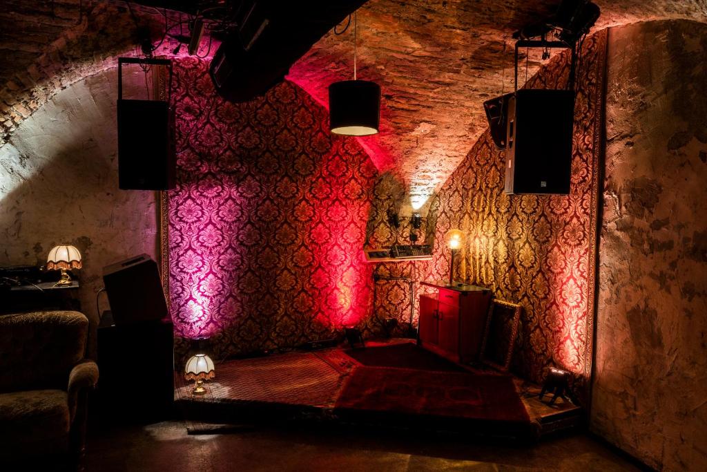 Posezení v ubytování Montagu Hostel
