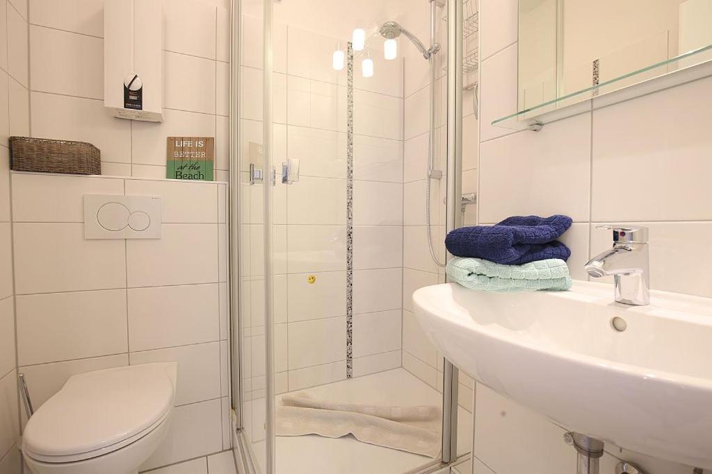 Koupelna v ubytování Haus Alexandra Ferienwohnung 1