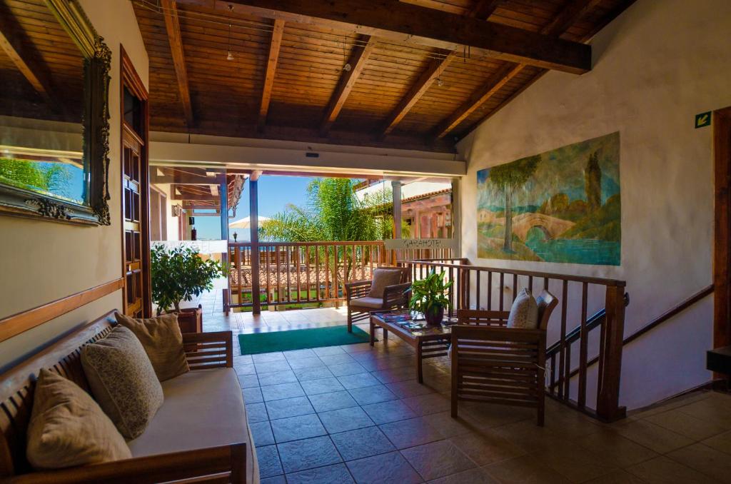 Posezení v ubytování Gara Hotel