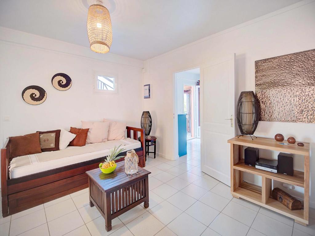 Postel nebo postele na pokoji v ubytování Habitation Bellevue