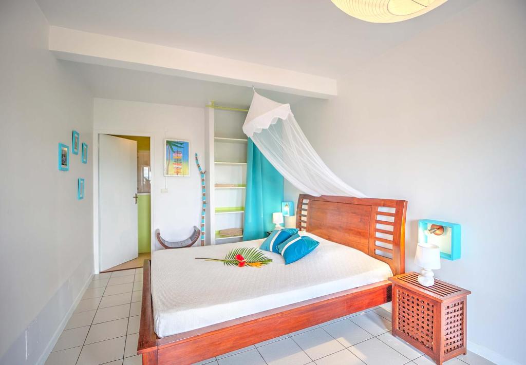 Postel nebo postele na pokoji v ubytování Habitation Bellevue