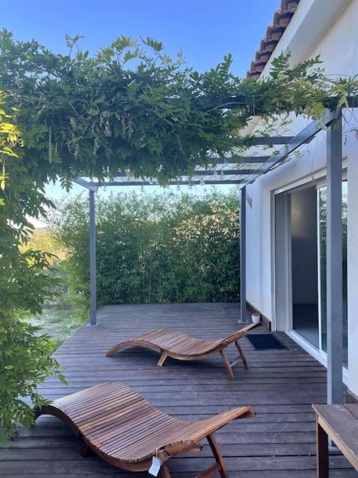 Zahrada ubytování La villa Casa Vaunage