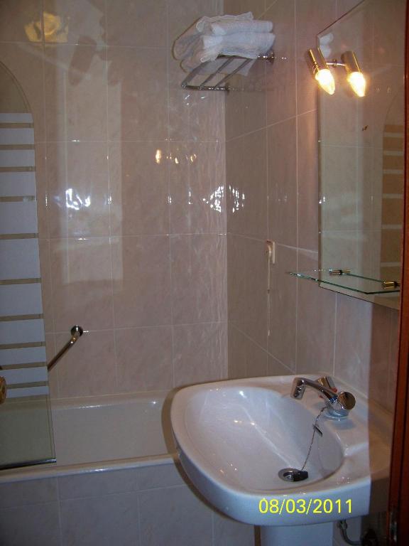Koupelna v ubytování Hotel Mira Rio