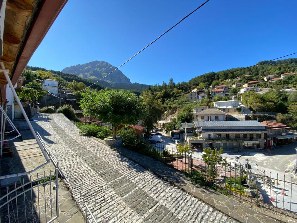 a view from the balcony of a house at Sofia’s House in Pramanta