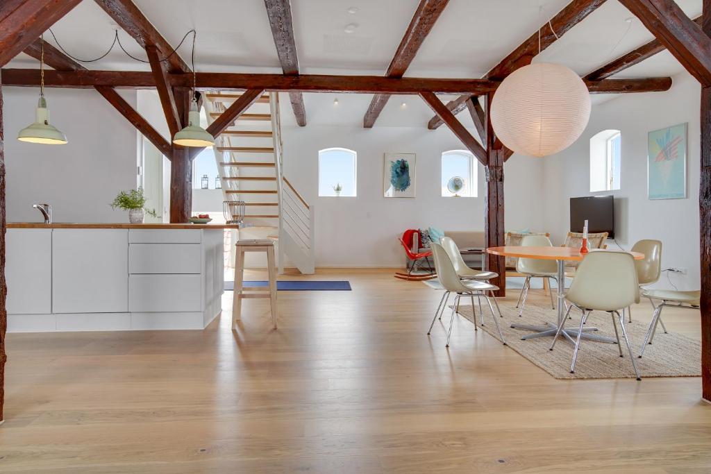 Posezení v ubytování Pakhuset