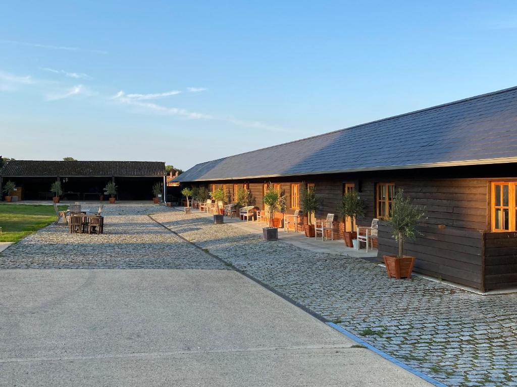 Das Gebäude in dem sich das Ferienhaus befindet